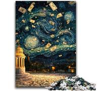 JigsawPuzzle 1000 Pieces for Teenagers Night Sky Dollar Bills Educational Games Wall Decoration Unique Birthday And Xmas Gifts 50x75cm