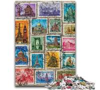 JigsawPuzzle 1000 Pieces for Teenagers Paris Collage for And 14 Years And over Educational Challenge Fun Activities at Home, Birthday Gifts, Travel Gifts 26x38cm