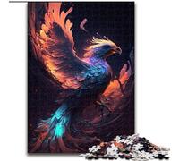 JigsawPuzzle 1000 Pieces for Teenagers Phoenix Bird, Toy Intellectual Game Enhance Love between Couples for Ages 14+ (Size 26x38cm)