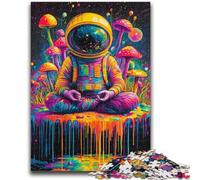 JigsawPuzzle 1000 Pieces for Teenagers Psychedelic Astronaut Relax Games Educational Game for Birthday, Chrismas for And Age 14 Years Up 50x75cm