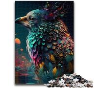 JigsawPuzzle 1000 Pieces for Teenagers Rainbow Bird Challenging Game Toys for Is Ideal As A Gift for The Whole Family 50x75cm