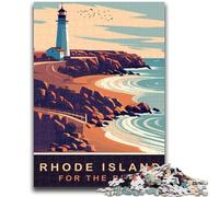 JigsawPuzzle 1000 Pieces for Teenagers Rhode Island Coast Educational Games Wall Decoration Unique Birthday And Xmas Gifts (size 38x26cm)