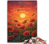 JigsawPuzzle 1000 Pieces for Teenagers Sunflowers in The Sunset Educational Games Wall Decoration Unique Birthday And Xmas Gifts 38x26cm