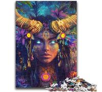 JigsawPuzzle 1000 Pieces for Teenagers Taurus Goddess for Educational Game Challenge Toy Deal As Gifts for The Whole Family 38x26cm