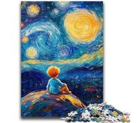 JigsawPuzzle 1000 Pieces for Teenagers The Little Prince of The Night Sky Decompressing Intellectual Educational Toy Perfect Decoration 26x38cm