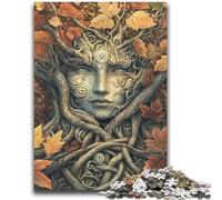 JigsawPuzzle 1000 Pieces for Teenagers Tree Man for And 14 Years And over Educational Challenge Fun Activities at Home, Birthday Gifts, Travel Gifts 50x75cm