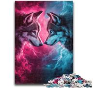 JigsawPuzzle 1000 Pieces for Teenagers TwoWolves for Educational Game Challenge Toy Deal As Gifts for The Whole Family 50x75cm