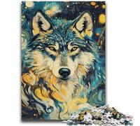 JigsawPuzzle 1000 Pieces for Teenagers Wolf Art for And 14 Years And over Educational Challenge Fun Activities at Home, Birthday Gifts, Travel Gifts 50x75cm