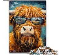 JigsawPuzzle 1000 Pieces for Teenagers Yak, for Age 14 Years And over Home Decor As A Gift for The Whole Family And Friends (Size 26x38cm)