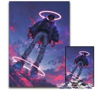 JigsawPuzzle 1000Pieces for Adults Anime Boy Full of Scary Aura Jigsaw Puzzles for Birthdays Holidays Best for Christmas 1000 PCS(75x50cm)