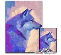 JigsawPuzzle 1000Pieces for Adults Arctic Wolf Wooden Jigsaw Puzzles Creative Family GameHome Decor for Teenagers 1000 PCS(75x50cm)