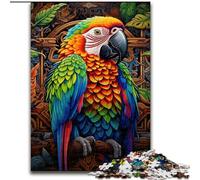 JigsawPuzzle 1000Pieces for Adults Art Parrot 1000Pieces Puzzles for Adults Interactive Family Game, DIY Home Decor, Challenging Brain Teaser Gift (Size 26x38 cm)