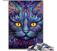 JigsawPuzzle 1000Pieces for Adults Black Cat Jigsaw Puzzle 1000Pieces for The Whole for Women, Gifts for Men (Size 26x38 cm)