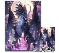 JigsawPuzzle 1000Pieces for Adults Chinese Dragon Fantasy Challenging Puzzles Interactive Family Game DIY Home Decor Brain Teaser Gift 1000 PCS(38x26cm)