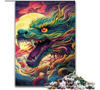 JigsawPuzzle 1000Pieces for Adults Chinese Dragon Jigsaw Puzzle 1000Pieces for The Whole for Women, Gifts for Men (Size 50x75 cm)