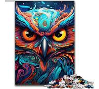JigsawPuzzle 1000Pieces for Adults Color Owl Jigsaw Puzzle 1000Pieces for The Whole for Women, Gifts for Men (Size 26x38 cm)