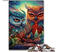 JigsawPuzzle 1000Pieces for Adults Color Owl Jigsaw Puzzle 1000Pieces for The Whole for Women, Gifts for Men (Size 50x75 cm)