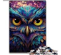 JigsawPuzzle 1000Pieces for Adults Color Owl Jigsaw Puzzle 1000Pieces for The Whole for Women, Gifts for Men (Size 26x38 cm)