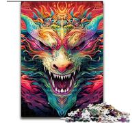 JigsawPuzzle 1000Pieces for Adults Colorful Art Dragon Jigsaw Puzzle 1000Pieces for The Whole for Women, Gifts for Men (Size 50x75 cm)