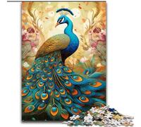 JigsawPuzzle 1000Pieces for Adults Colorful Art Peacock Jigsaw Puzzle 1000Pieces for The Whole for Women, Gifts for Men (Size 50x75 cm)