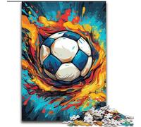 JigsawPuzzle 1000Pieces for Adults Colorful Football Jigsaw Puzzle 1000Pieces for The Whole for Women, Gifts for Men (Size 26x38 cm)