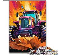 JigsawPuzzle 1000Pieces for Adults Colorful Tractor Jigsaw Puzzle 1000Pieces for The Whole for Women, Gifts for Men (Size 50x75 cm)