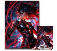 JigsawPuzzle 1000Pieces for Adults Dark Enigma Warrior Jigsaw Puzzles for Birthdays Holidays Best for Christmas 1000 PCS(75x50cm)