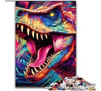 JigsawPuzzle 1000Pieces for Adults Dinosaur Art Jigsaw Puzzle 1000Pieces for The Whole for Women, Gifts for Men (Size 50x75 cm)