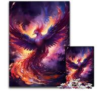 JigsawPuzzle 1000Pieces for Adults Mystical Phoenix Bird Wooden Jigsaw Puzzles Creative Family GameHome Decor for Teenagers 1000 PCS(75x50cm)