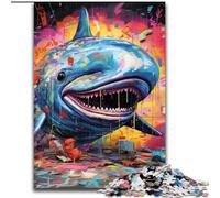 JigsawPuzzle 1000Pieces for Adults Shark Jigsaw Puzzle 1000Pieces for The Whole for Women, Gifts for Men (Size 50x75 cm)