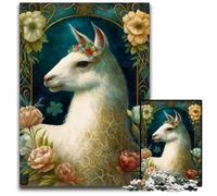 JigsawPuzzle 1000Pieces for Adults The Llama Wooden Jigsaw Puzzles Creative Family GameHome Decor for Teenagers 1000 PCS(75x50cm)