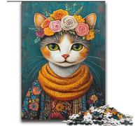 JigsawPuzzle 2000 Pieces for Adults Cat Flowers Learning Educational Toys Unique Home Decor And Gifts for 14+ 70x100cm