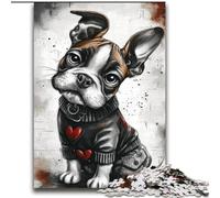 JigsawPuzzle 2000 Pieces for Adults Happy Boxer Puppy Brain Teaser Game Wall Decoration Unique Birthday And Xmas Gifts 70x100cm
