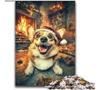 JigsawPuzzle 2000 Pieces for Adults Happy Corgi Brain Teaser Game Wall Decoration Unique Birthday And Xmas Gifts 70x100cm
