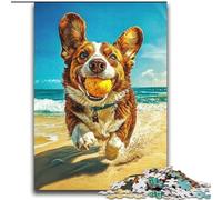 JigsawPuzzle 2000 Pieces for Adults Happy Corgi Brain Teaser Game Wall Decoration Unique Birthday And Xmas Gifts 70x100cm