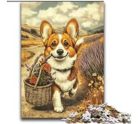 JigsawPuzzle 2000 Pieces for Adults Happy Corgi Learning Educational Toys Unique Home Decor And Gifts for 14+ 70x100cm