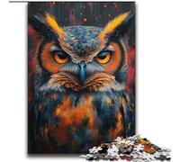 JigsawPuzzle 2000 Pieces for Adults Mysterious Owl Brain Teaser Game Wall Decoration Unique Birthday And Xmas Gifts 70x100cm