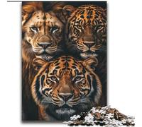 JigsawPuzzle 2000 Pieces for Adults Tiger Lion Brain Teaser Game Wall Decoration Unique Birthday And Xmas Gifts 70x100cm