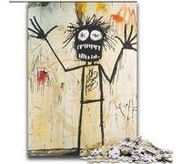 JigsawPuzzle 2000 Pieces for Teenagers Basquiat-style Skull for Age 14+ Brain Teaser Game Best Gift for Adults And Teenagers 70x100cm