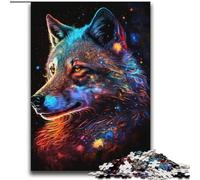 JigsawPuzzle 2000 Pieces for Teenagers Black Wolf for Age 14+ Brain Teaser Game Best Gift for Adults And Teenagers 70x100cm