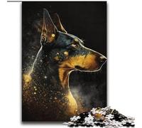 JigsawPuzzle 2000 Pieces for Teenagers Colored Doberman Toy Intellectual Game for Home Decoration for Age 14 Years Up 70x100cm