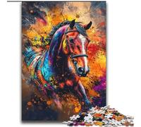 JigsawPuzzle 2000 Pieces for Teenagers Graffiti Horse for Age 14+ Brain Teaser Game Best Gift for Adults And Teenagers 70x100cm