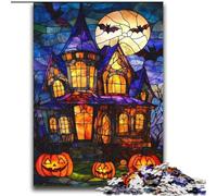 JigsawPuzzle 2000 Pieces for Teenagers Halloween Castle Family Fun Fun at Home Activities, Birthday Present,Travel Gifts, for And 14 Years Old 70x100cm