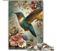 JigsawPuzzle 2000 Pieces for Teenagers Hummingbird,Challenging Game And Family Play with Fully Interlocking Randomly Shaped Pieces 70x100cm