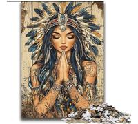 JigsawPuzzle 2000 Pieces for Teenagers Indian Princess Toy Intellectual Game for Home Decoration for Age 14 Years Up 70x100cm