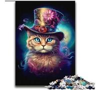 JigsawPuzzle 2000 Pieces for Teenagers Magic Cat Family Game Stress Reliever Difficult Challenge Artists Collection, Fine Art 70x100cm