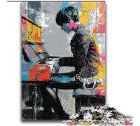 JigsawPuzzle 2000 Pieces for Teenagers Pianist Family Game Stress Reliever Difficult Challenge Artists Collection, Fine Art 70x100cm