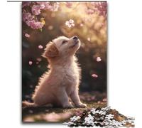 JigsawPuzzle 2000 Pieces for Teenagers Puppy And Butterfly Family Fun Fun at Home Activities, Birthday Present,Travel Gifts, for And 14 Years Old 70x100cm