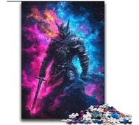 JigsawPuzzle 2000 Pieces for Teenagers Space Warrior Family Game Stress Reliever Difficult Challenge Artists Collection, Fine Art 70x100cm