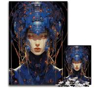 JigsawPuzzle a Pieces for Adults Anime Cyborg Warrior Paper Jigsaw Puzzles Relaxing Entertainment Perfect Christmas GiftHome Decor 1000 PCS(38x26cm)